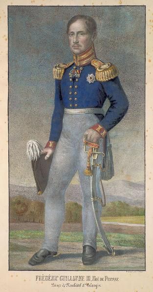 Король Фридрих Вильгельм III (1797-1840), отменивший крепостное состояние населения Пруссии