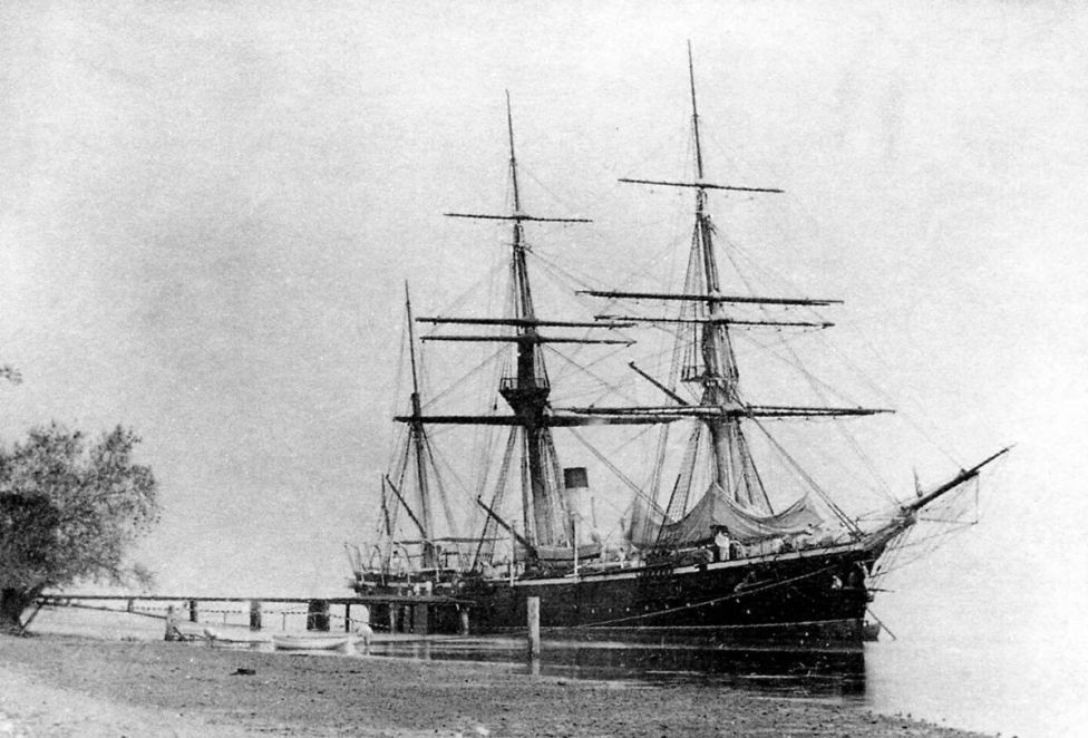 Винтовой клипер «Наездник» в южных морях, конец 1850-х